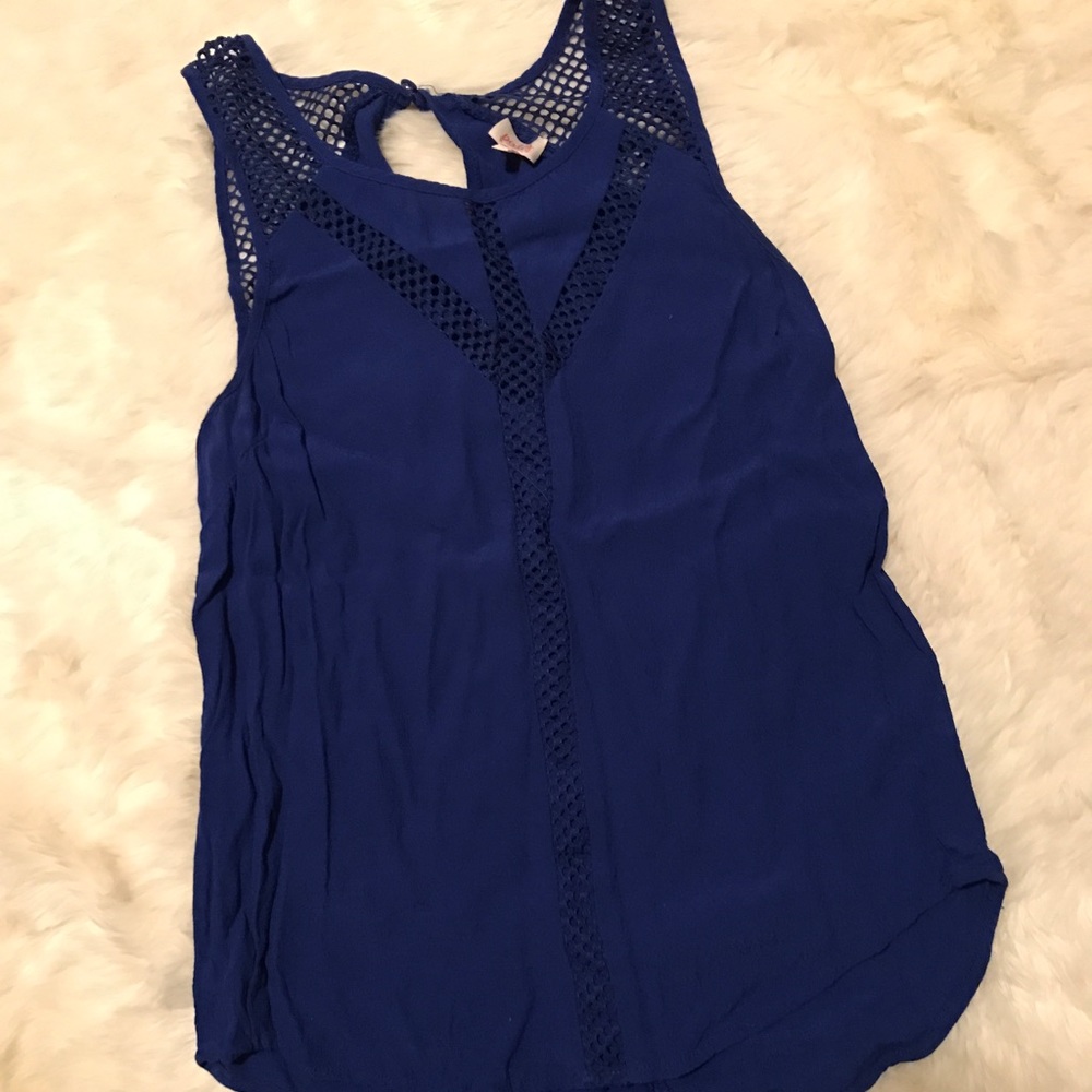 Royal Blue Pixley Tank Top